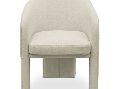 Clara - Dining Chair Performance Fabric - Beige Fashion