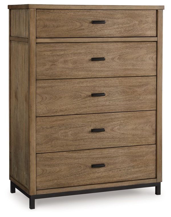 Tomtyn - Light Brown - Five Drawer Chest Online now