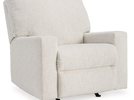 Rannis - Snow - Rocker Recliner - Fabric For Cheap