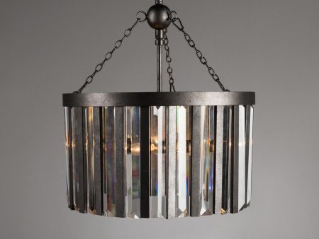 Olympia - Chandelier - Pewter Discount