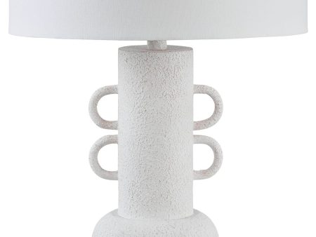 Perringhill - Distressed White - Metal Table Lamp Hot on Sale