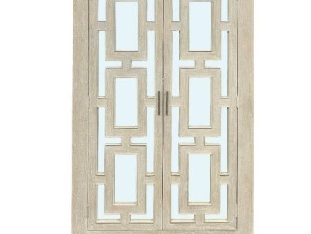 Adina - Mango Wood Tall Cabinet - White Cheap