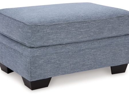 Carissa Manor - Denim - Ottoman Online