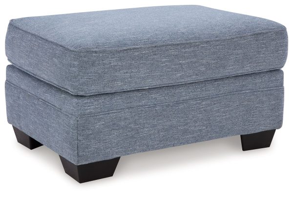 Carissa Manor - Denim - Ottoman Online