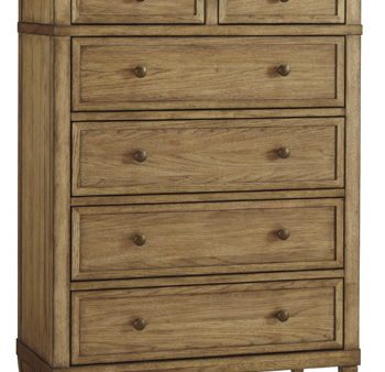 Sharlance - Brown - Six Drawer Chest on Sale