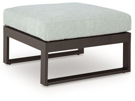 Beachloft - Black   Gray - Ottoman With Cushion For Cheap