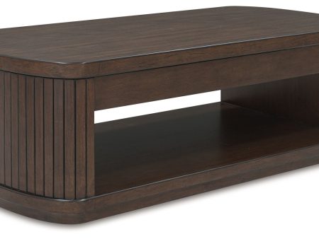 Korestone - Dark Brown - Lift Top Cocktail Table Online