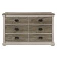 Arcadia Dresser in White & Weathered Gray 1677-5 Hot on Sale