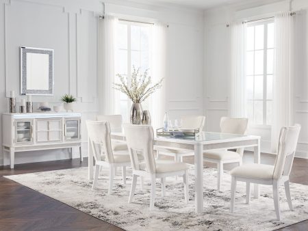 Chalanna - Rectangular Dining Room Extension Table Set Online Sale