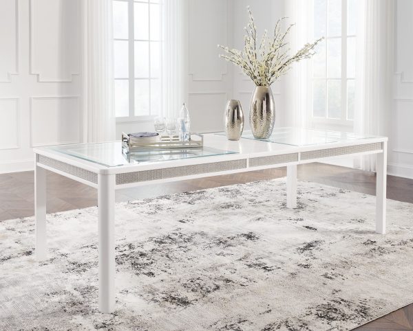 Chalanna - White - Rectangular Dining Room Extension Table Sale