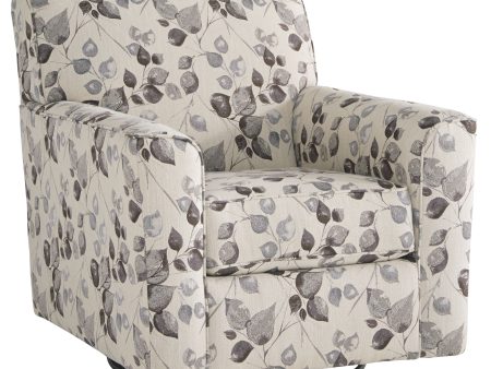 Abney - Platinum - Swivel Accent Chair Supply