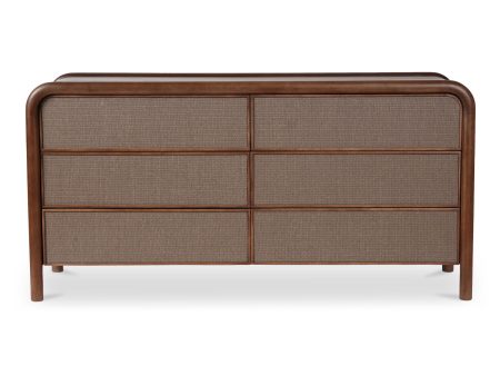 Rye - 6 Drawer Dresser - Warm Brown Discount