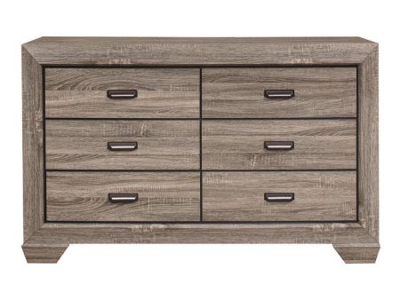 Beechnut 6 Drawer Dresser in Natural 1904-5 For Cheap