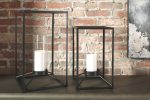 Dimtrois - Black - Lantern Set (Set of 2) For Cheap