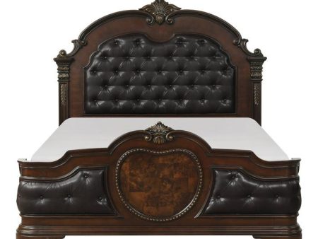 Antoinetta Queen Panel Bed in Warm Cherry 1919-1* Online now