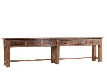 Ezra - Reclaimed Wood Console Table Online Hot Sale