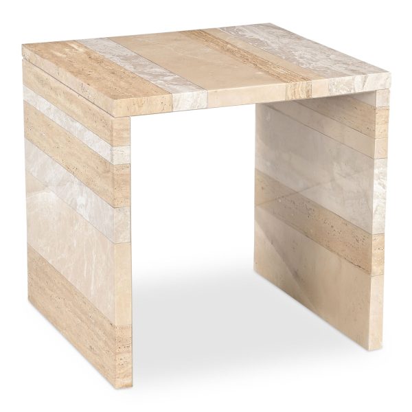 Rosa - Accent Table - Multicolor Marble Fashion