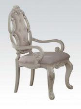 Acme Ragenardus Arm Chair in Antique White (Set of 2) 61283 Online