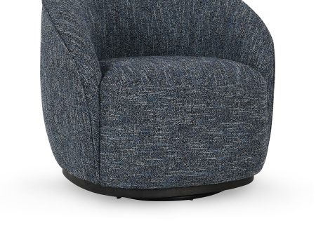 Andrea - Swivel Accent Chair - Blue Online