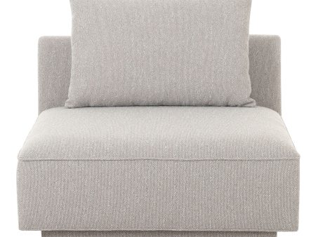 Rosello - Slipper Chair - Light Gray Discount