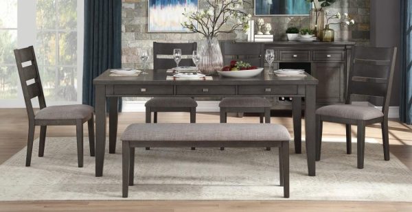 Baresford Bench in Gray 5674-13 For Sale