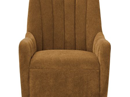 Bowie - Swivel Chair - Ochre Brown Supply