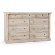 Adelaide - 9 Drawer Dresser - Natural White Hot on Sale