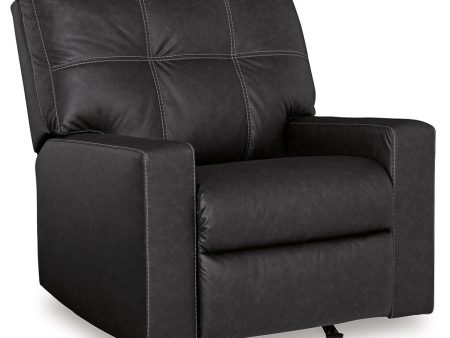 Barlin Mills - Carbon - Rocker Recliner - Faux Leather For Discount