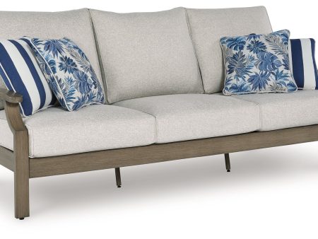 Rainier Ranch - Brown   Beige - Sofa With Cushion Online Sale