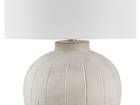 Calbert - Warm Gray - Poly Table Lamp Online Sale