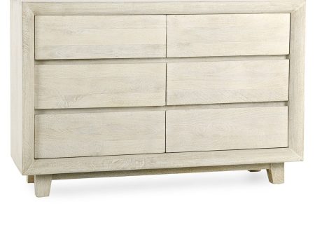 Reece - 6 Drawer Dresser - Sand Online