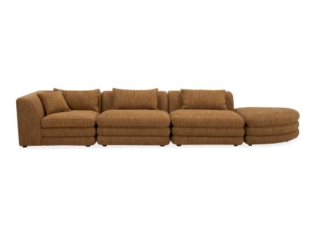 Lowtide - Linear Modular Sectional - Amber Glow Cheap