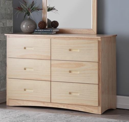 Bartly 6 Drawer Dresser in Natural B2043-5 Online Hot Sale