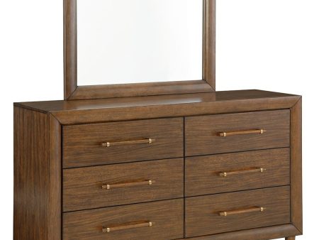 Lyncott - Brown - Dresser And Mirror For Discount