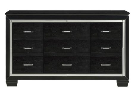 Allura Dresser in Black 1916BK-5 Fashion