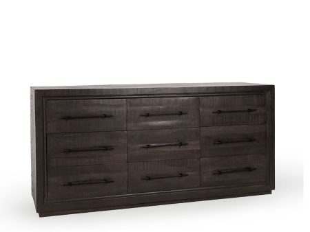 Magdalena - 9 Drawer Dresser - Espresso Fashion