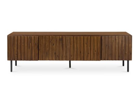 Lincoln - Media Cabinet - Brown Online Sale