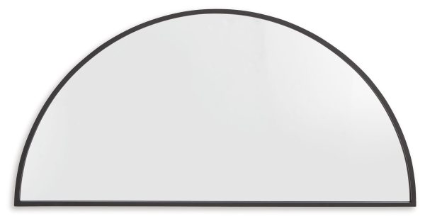 Denlow - Black - Accent Mirror Fashion