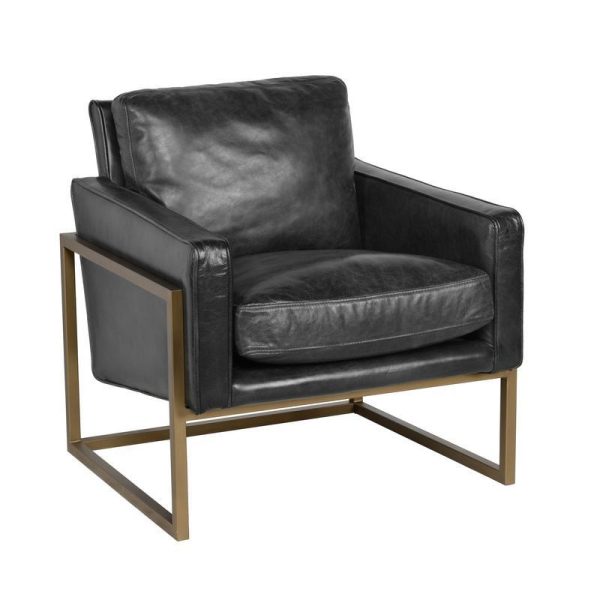 Ken - Club Chair - Black For Cheap