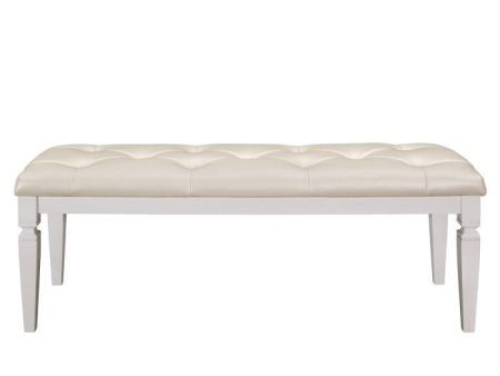 Allura Bed Bench in White 1916W-FBH Supply