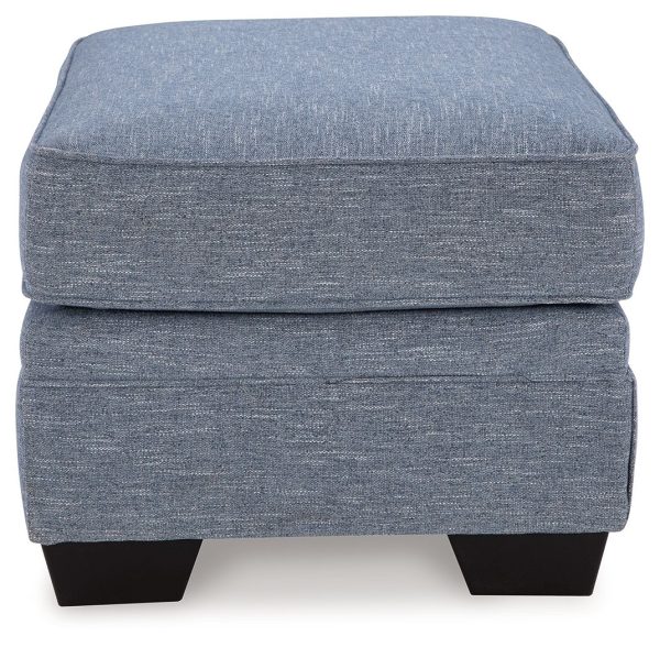 Carissa Manor - Denim - Ottoman Online