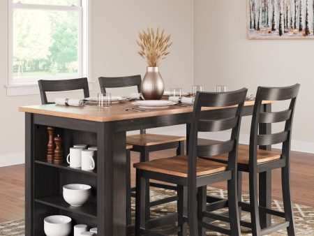 Gesthaven - Rectangular Dining Room Counter Set Online Hot Sale