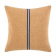 Timeless - TL Edwin Pillow - Chestnut Brown  Denim Blue Hot on Sale