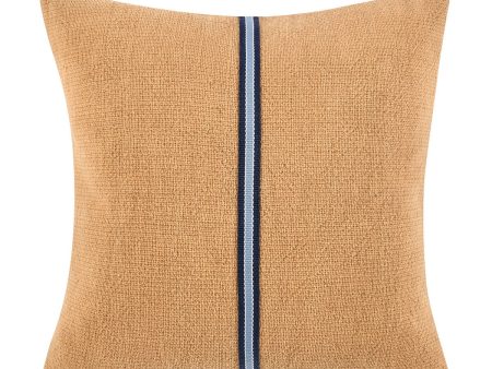 Timeless - TL Edwin Pillow - Chestnut Brown  Denim Blue Hot on Sale