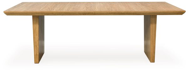 Sherbana - Light Brown - Rectangular Dining Room Extension Table Cheap