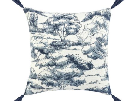 Timeless - TL Stonework Pillow - Denim Blue Fashion