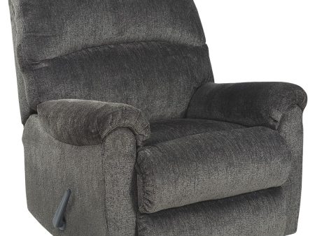 Ballinasloe - Smoke - Rocker Recliner - Fabric Discount