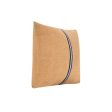 Timeless - TL Edwin Pillow - Chestnut Brown  Denim Blue Hot on Sale