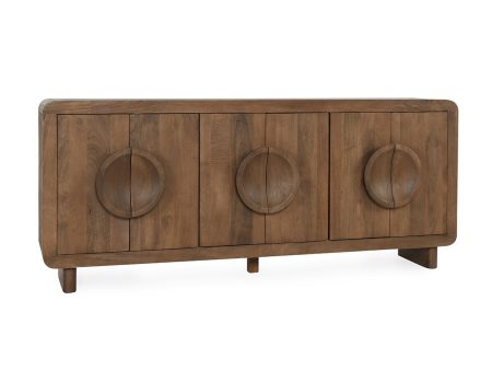 Vally - Mango Wood 6 Door Buffet - Natural Online Hot Sale