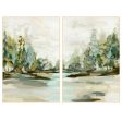 Taiga - Painting 60  x 40  Set of 2 By Buddy Whitlock - Oak Natural on Sale